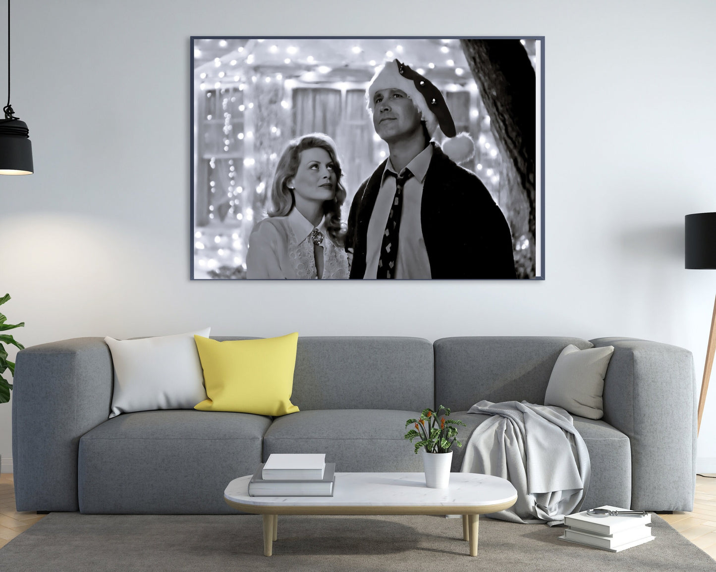 christmas vacation movie poster chevy chase black and white photo printable christmas wall art shitters full poster digital download printable wall art poster, digital download