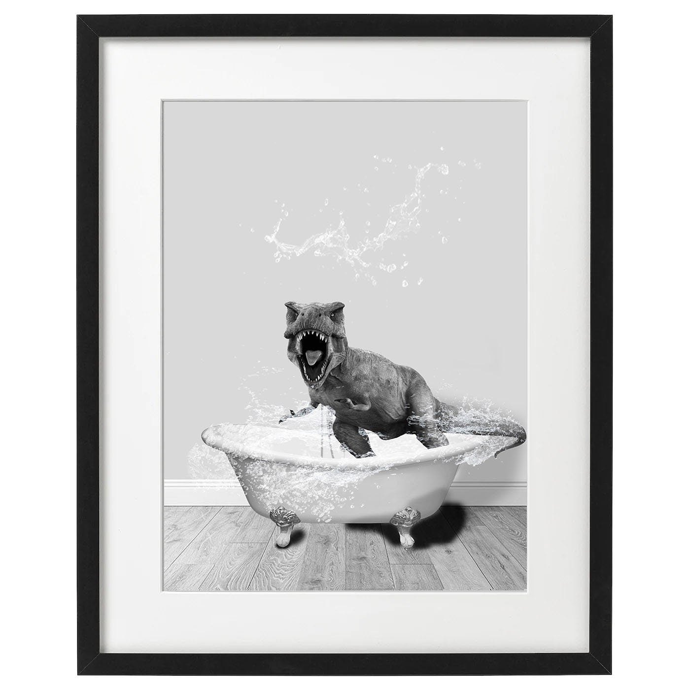 dinosaur in bathroom printable bathroom wall art dinosaur wall art animal print dinosaur photo kids bathroom decor bathroom art print printable wall art poster, digital download