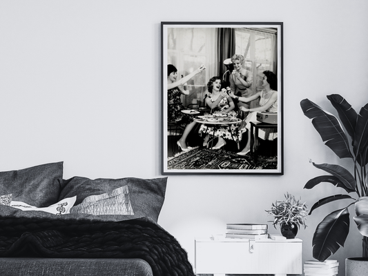 1950s Vintage House Party Women Celebration Retro Lifestyle Digital Download