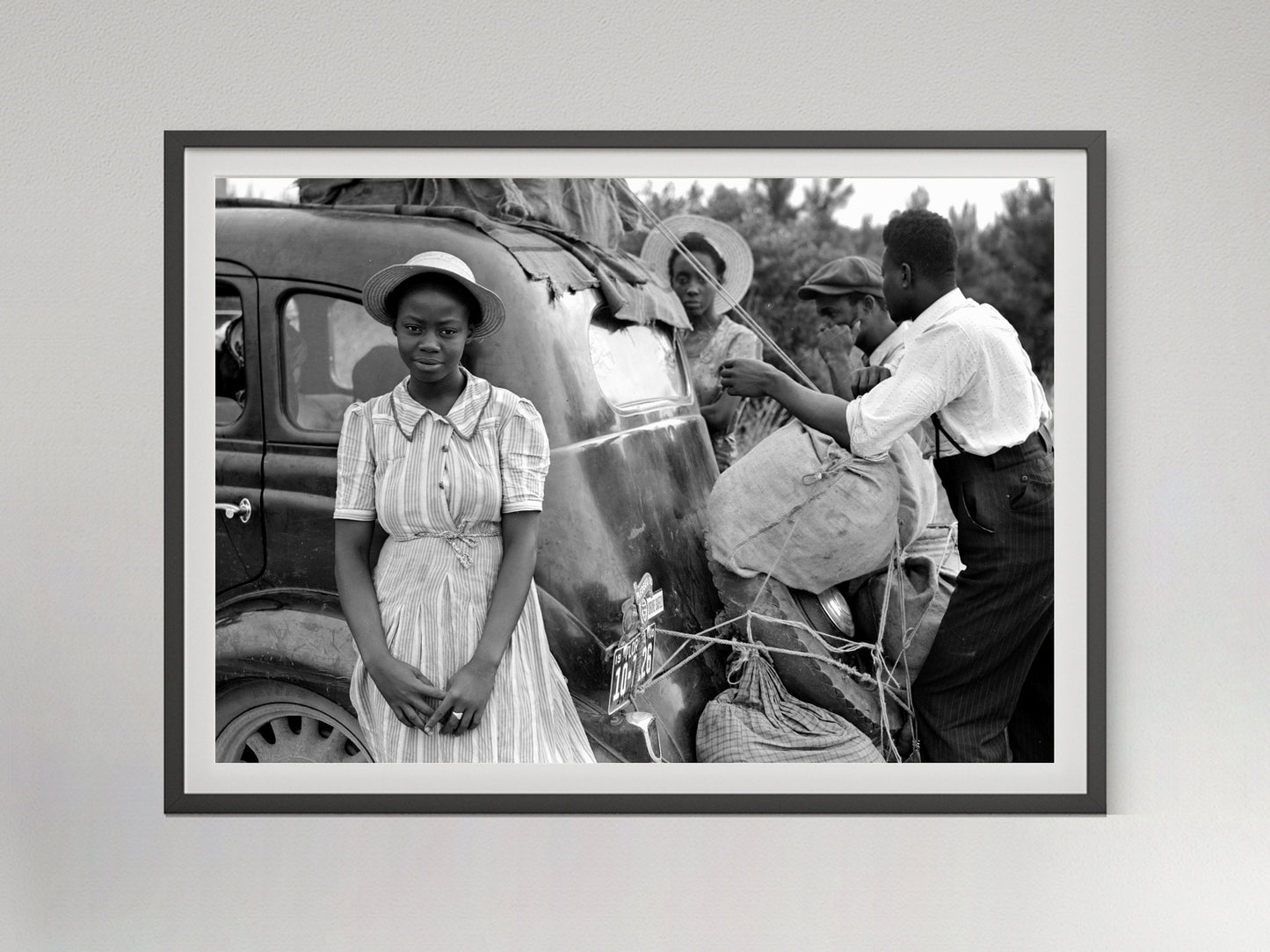 African American Woman Print, Black and White, Vintage Photo, Printable African American Wall Art, Black Woman, Digital Download, Home Decor