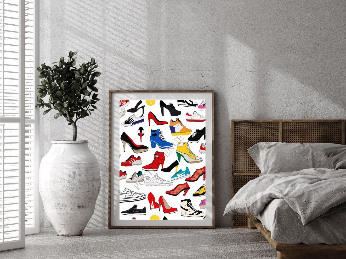 sneakers and heels print hypebeast luxury decor sneakerhead print sneaker wall art fashion photography y2k room decor digital download printable wall art poster, digital download