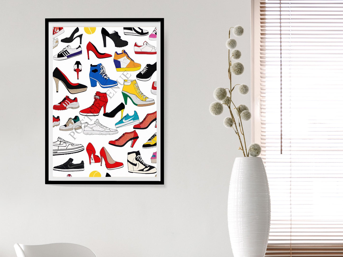 sneakers and heels print hypebeast luxury decor sneakerhead print sneaker wall art fashion photography y2k room decor digital download printable wall art poster, digital download