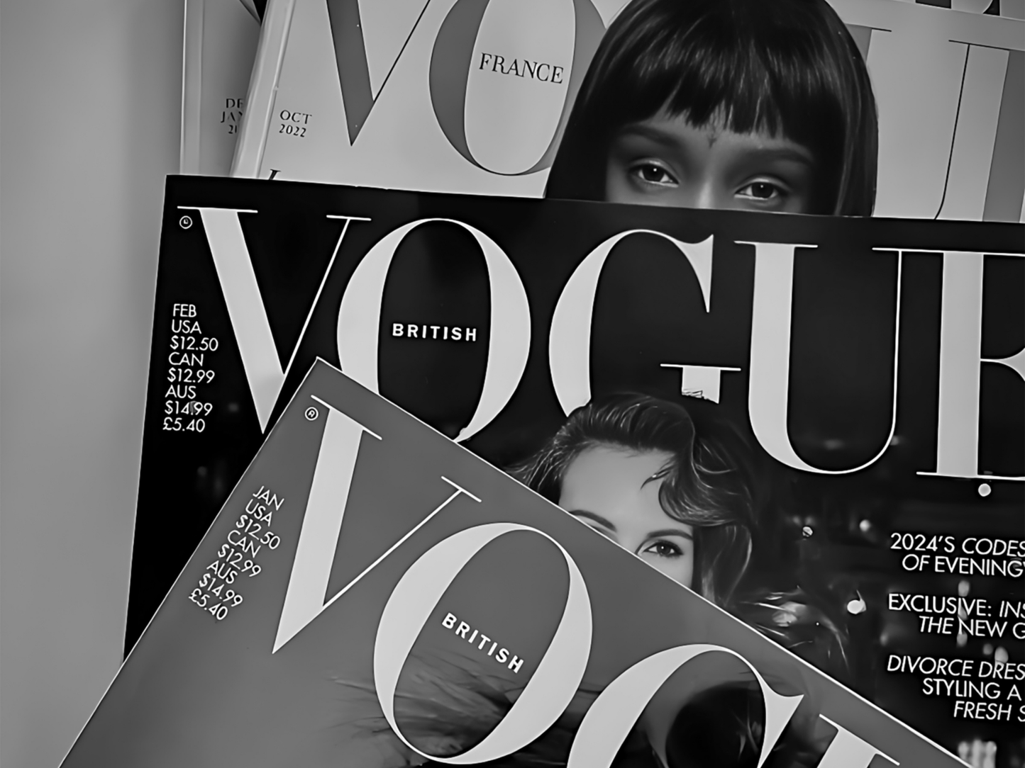 Vogue Magazine Covers Fashion Photography Wall Art Digital Download