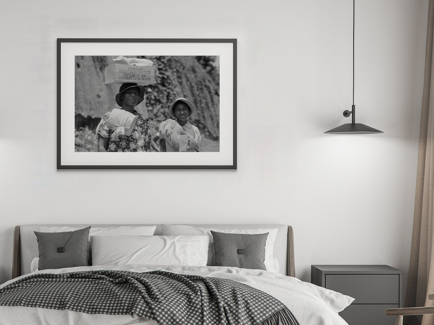 African American Women Photo Print, Black and White, Vintage Wall Art, North Carolina Photograph, Digital Download, Printable Wall Art Decor