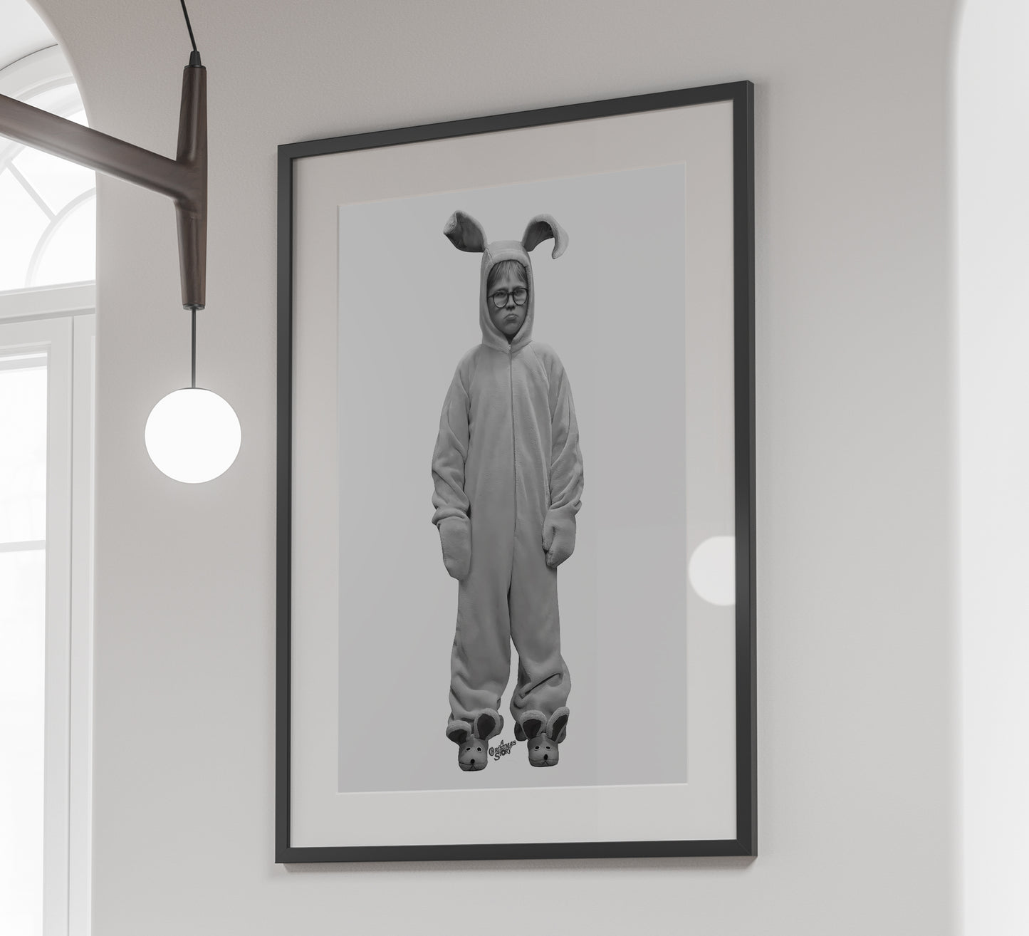 A Christmas Story Poster Ralphie Bunny Funny Holiday Wall Art Digital Download