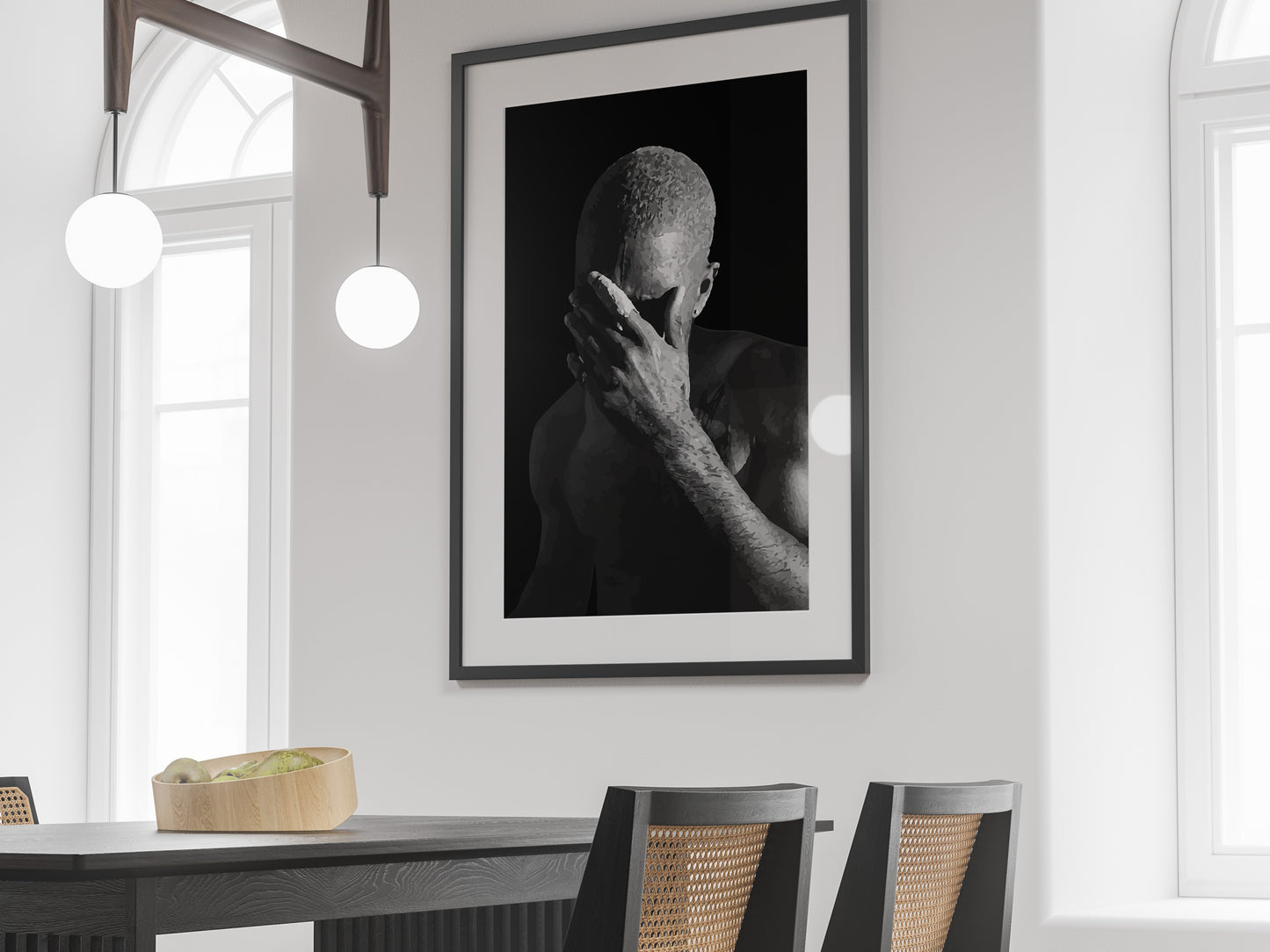 Frank Ocean Blonde Poster Black and White Music Wall Art Digital Download