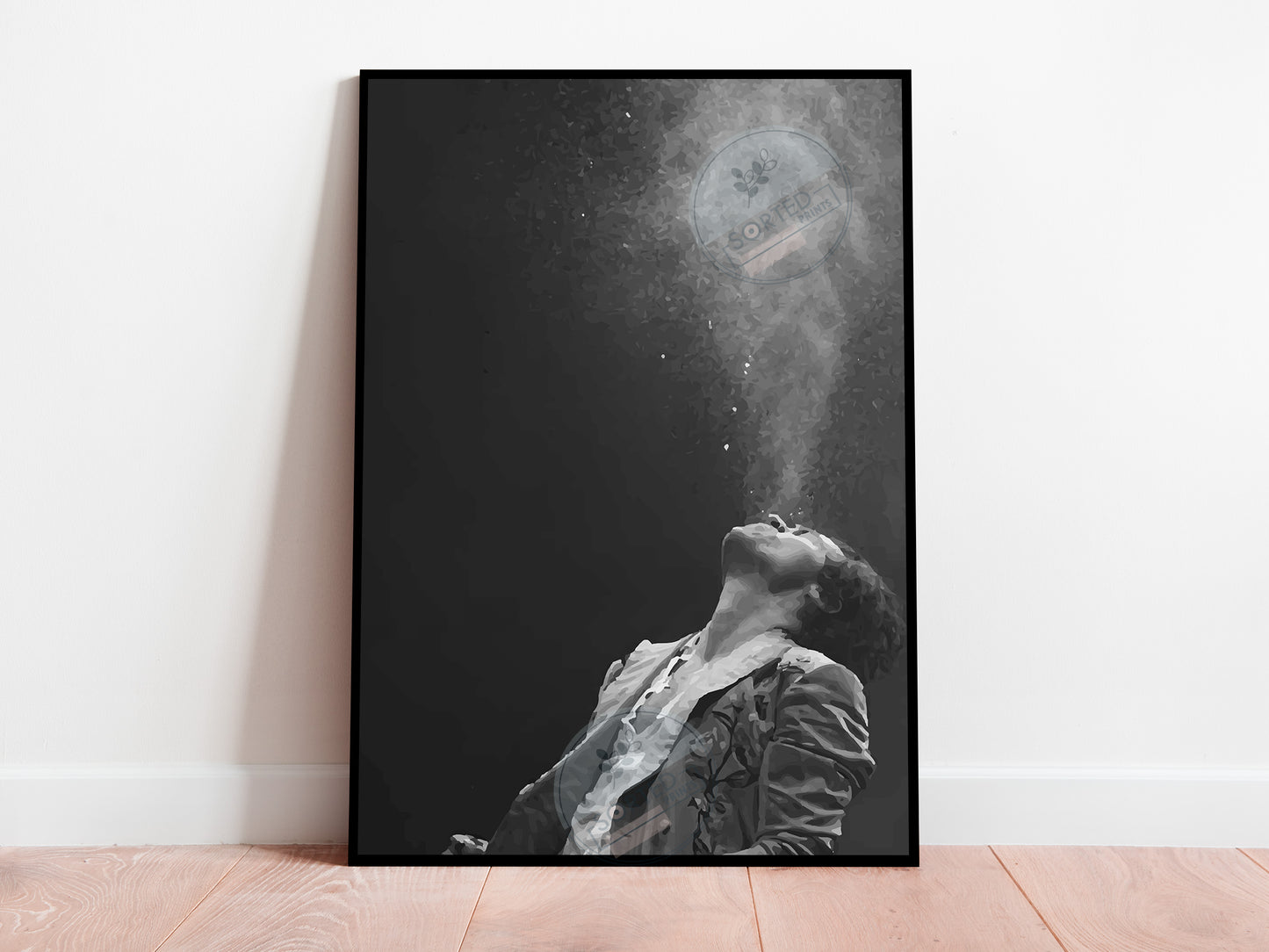 Harry Styles Love on Tour Poster Black and White Music Wall Art Digital Download