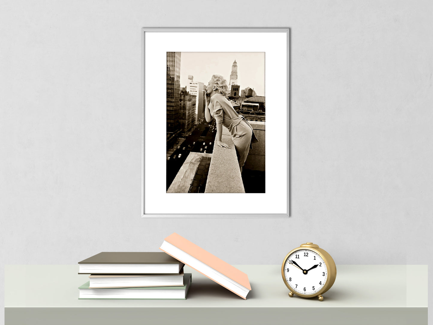 Marilyn Monroe Smoking Poster – Vintage Wall Art