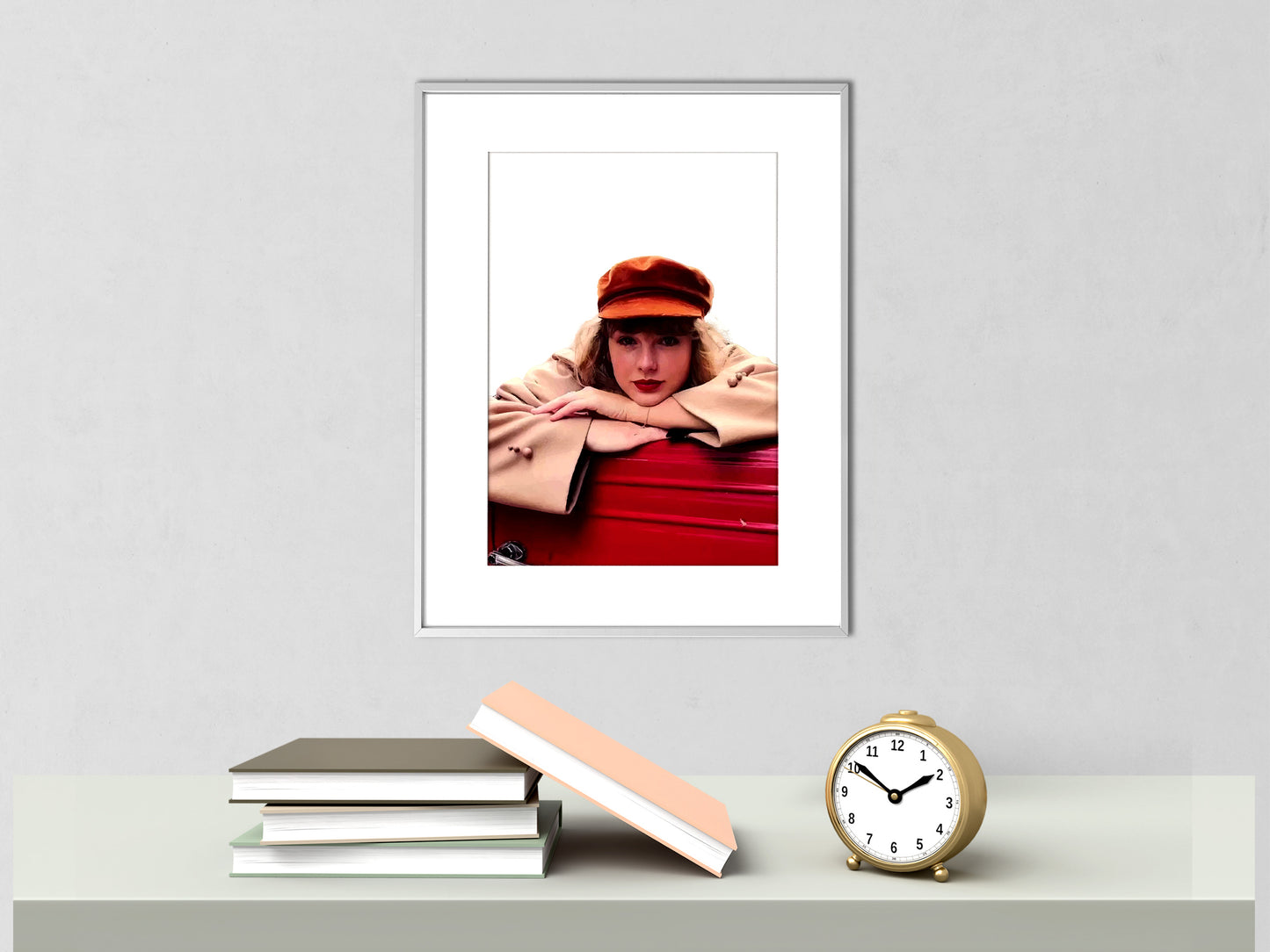 Taylor Swift Red Album Cover Poster Music Wall Art Digital Download