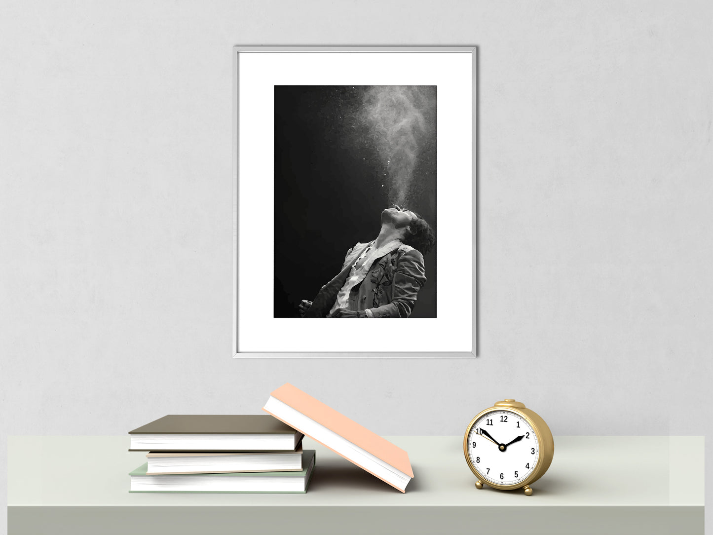 Harry Styles Love on Tour Poster Black and White Music Wall Art Digital Download