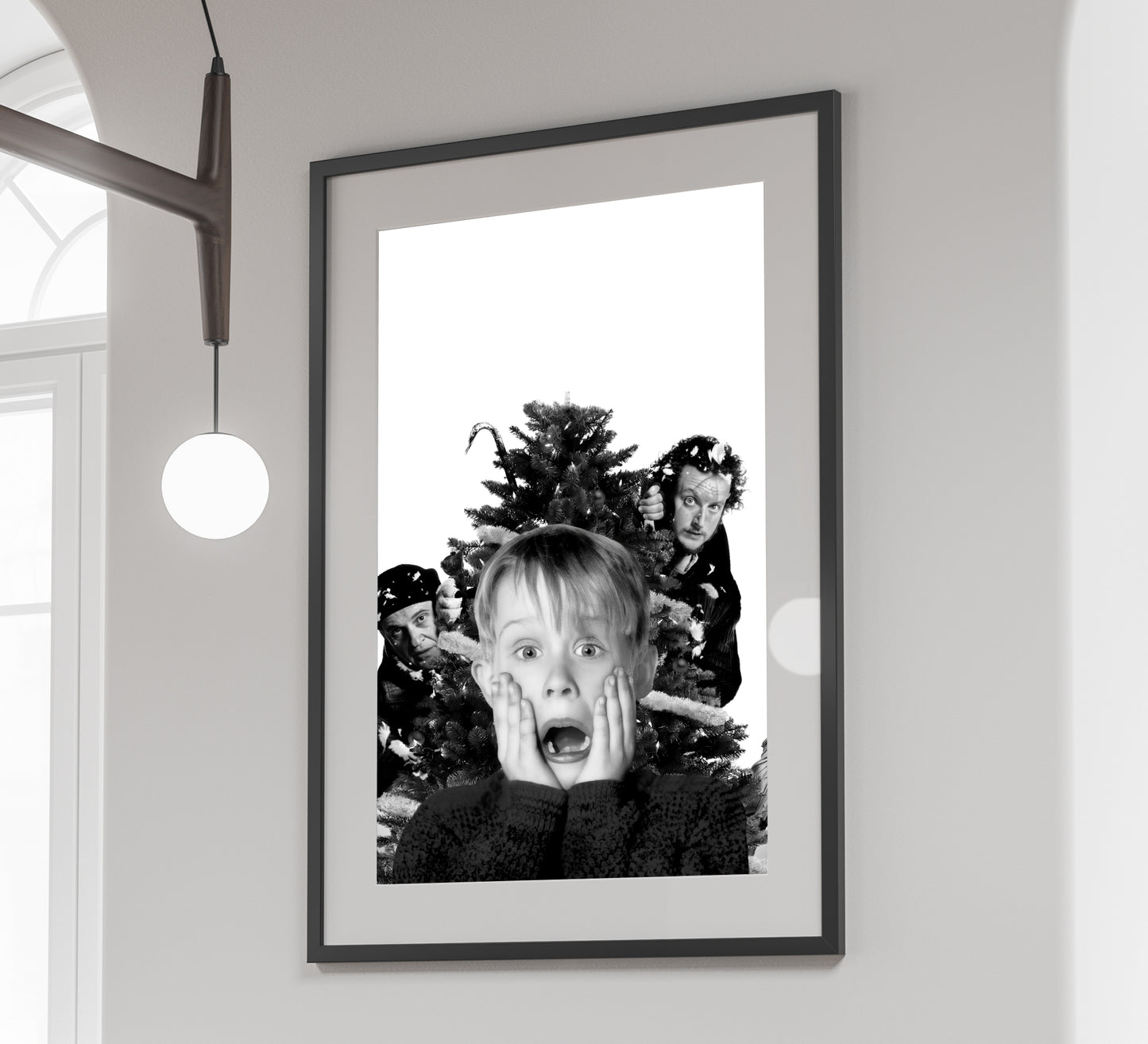 Home Alone Poster Macaulay Culkin Classic 1990 Christmas Comedy Wall Art Digital Download