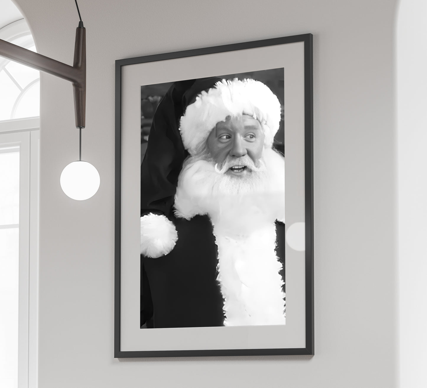Santa Claus Movie Poster Tim Allen Classic Christmas Holiday Wall Art Digital Download