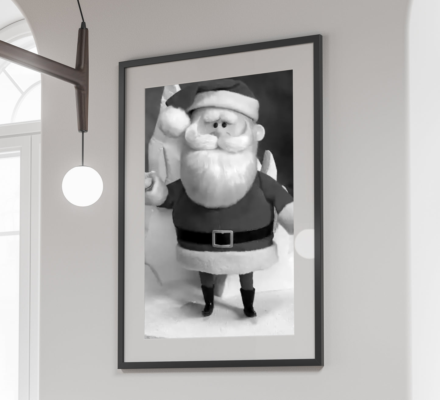 Santa Claus Poster Vintage Rankin Bass Classic Christmas Wall Art Digital Download