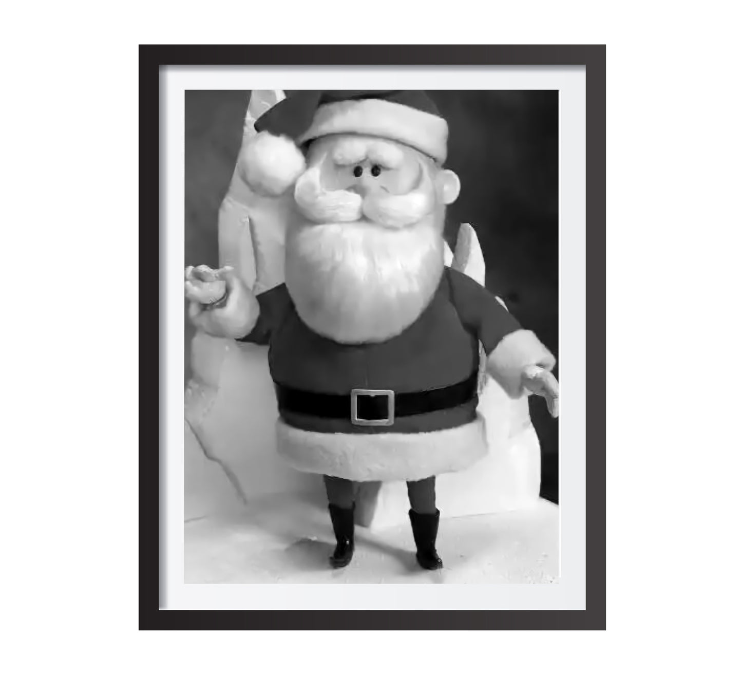 Santa Claus Poster Vintage Rankin Bass Classic Christmas Wall Art Digital Download