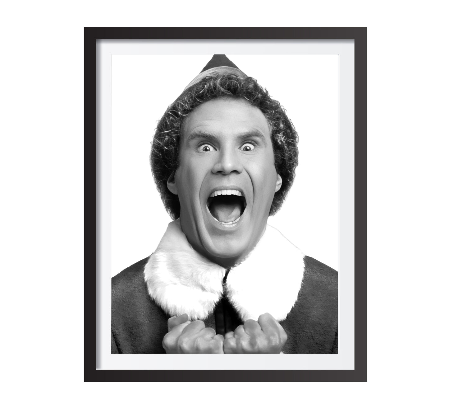 Elf Movie Poster Will Ferrell Buddy The Elf Funny Christmas Wall Art Digital Download