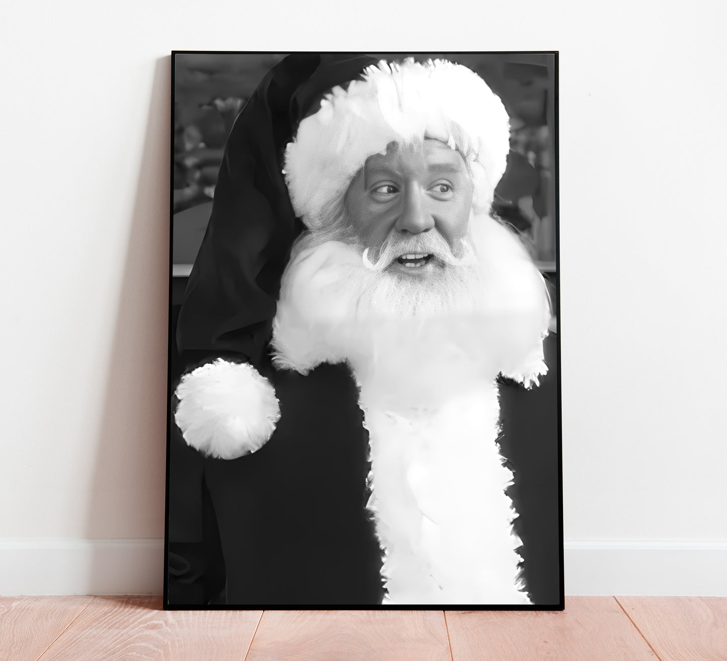 Santa Claus Movie Poster Tim Allen Classic Christmas Holiday Wall Art Digital Download