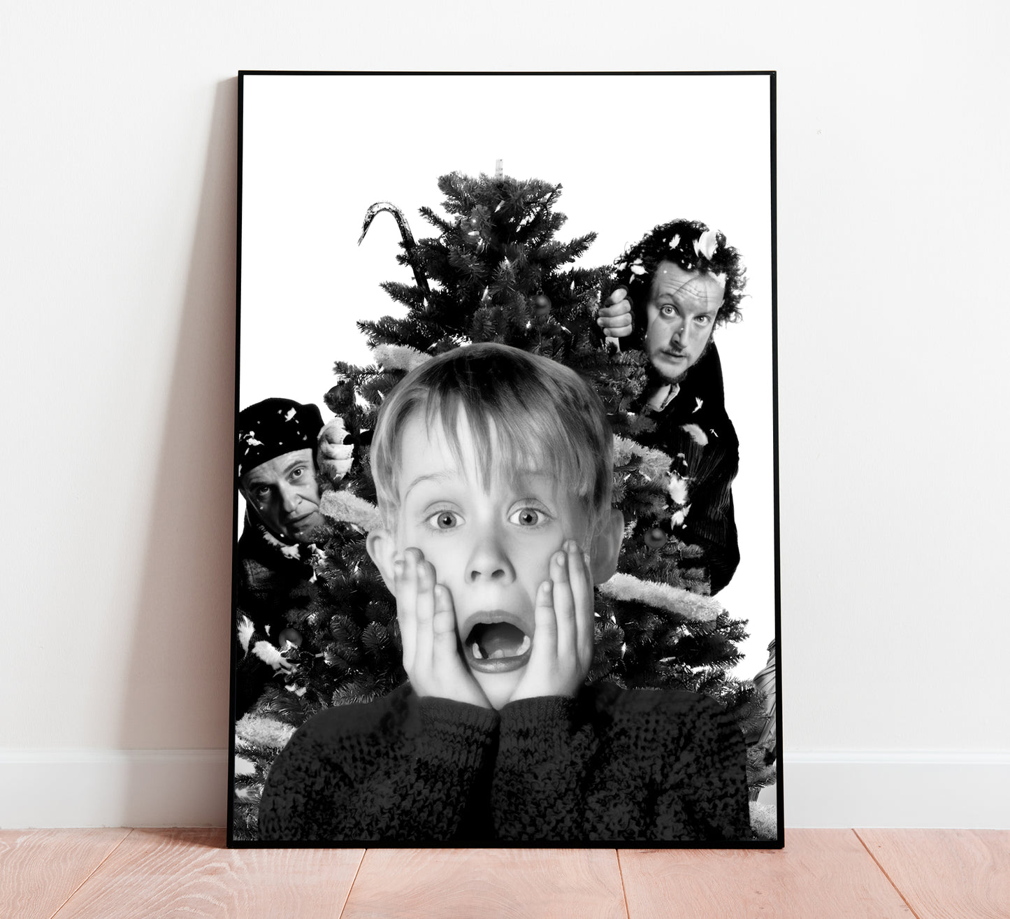 Home Alone Poster Macaulay Culkin Classic 1990 Christmas Comedy Wall Art Digital Download
