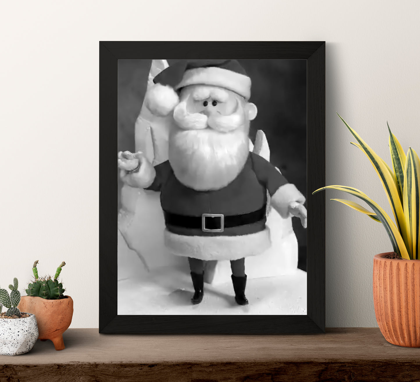 Santa Claus Poster Vintage Rankin Bass Classic Christmas Wall Art Digital Download