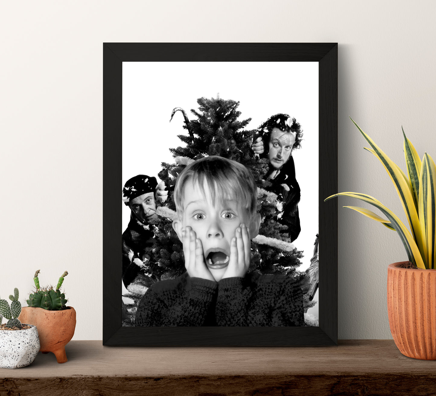 Home Alone Poster Macaulay Culkin Classic 1990 Christmas Comedy Wall Art Digital Download
