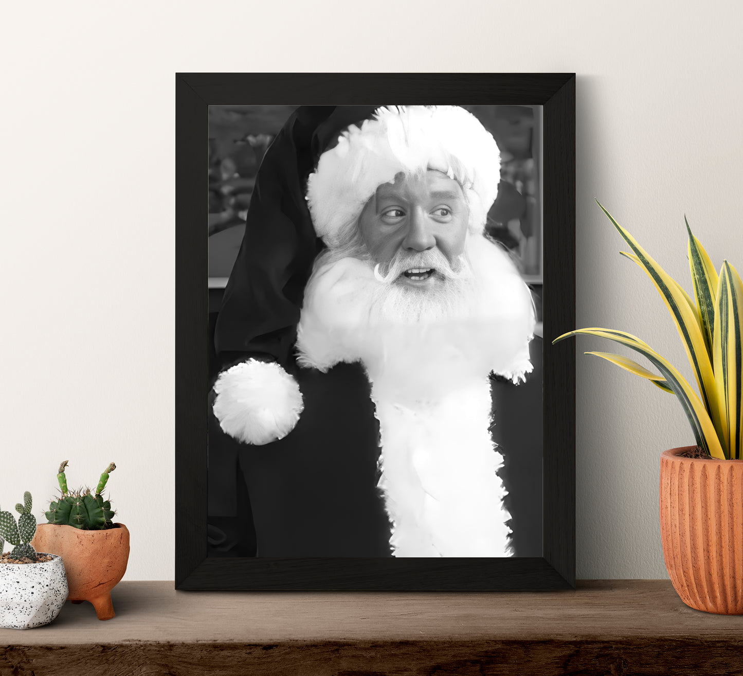 Santa Claus Movie Poster Tim Allen Classic Christmas Holiday Wall Art Digital Download