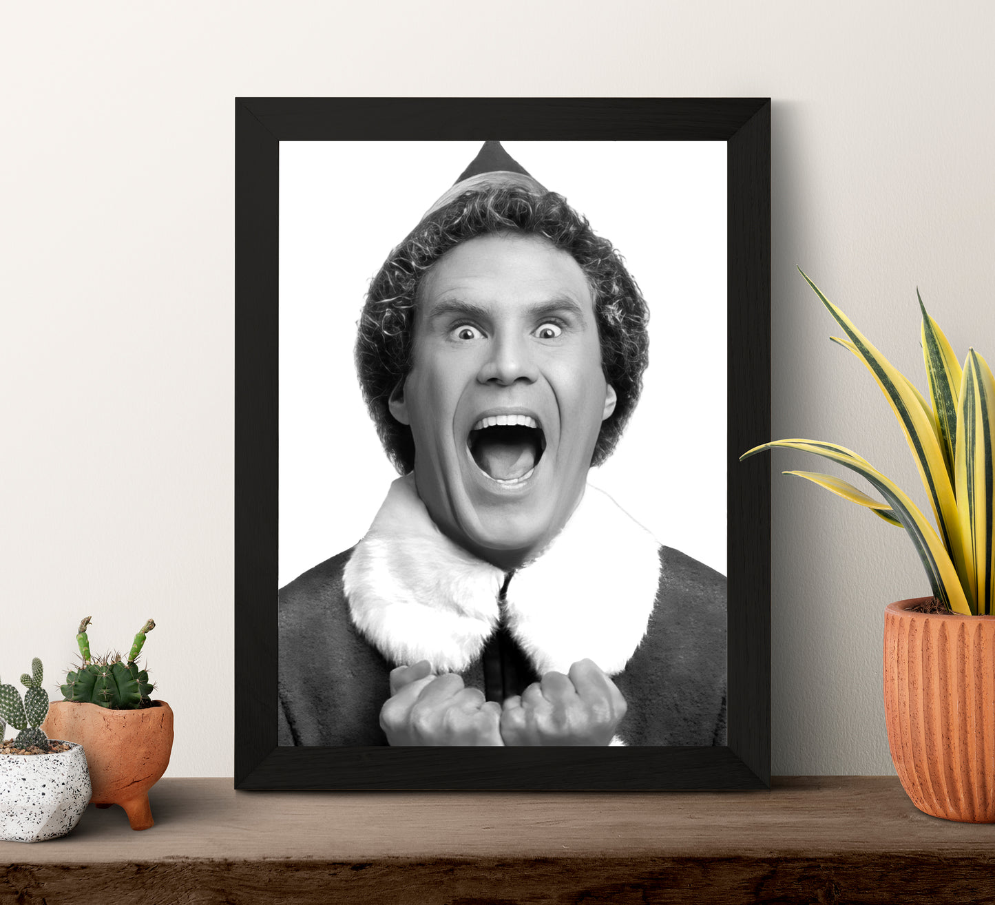 Elf Movie Poster Will Ferrell Buddy The Elf Funny Christmas Wall Art Digital Download
