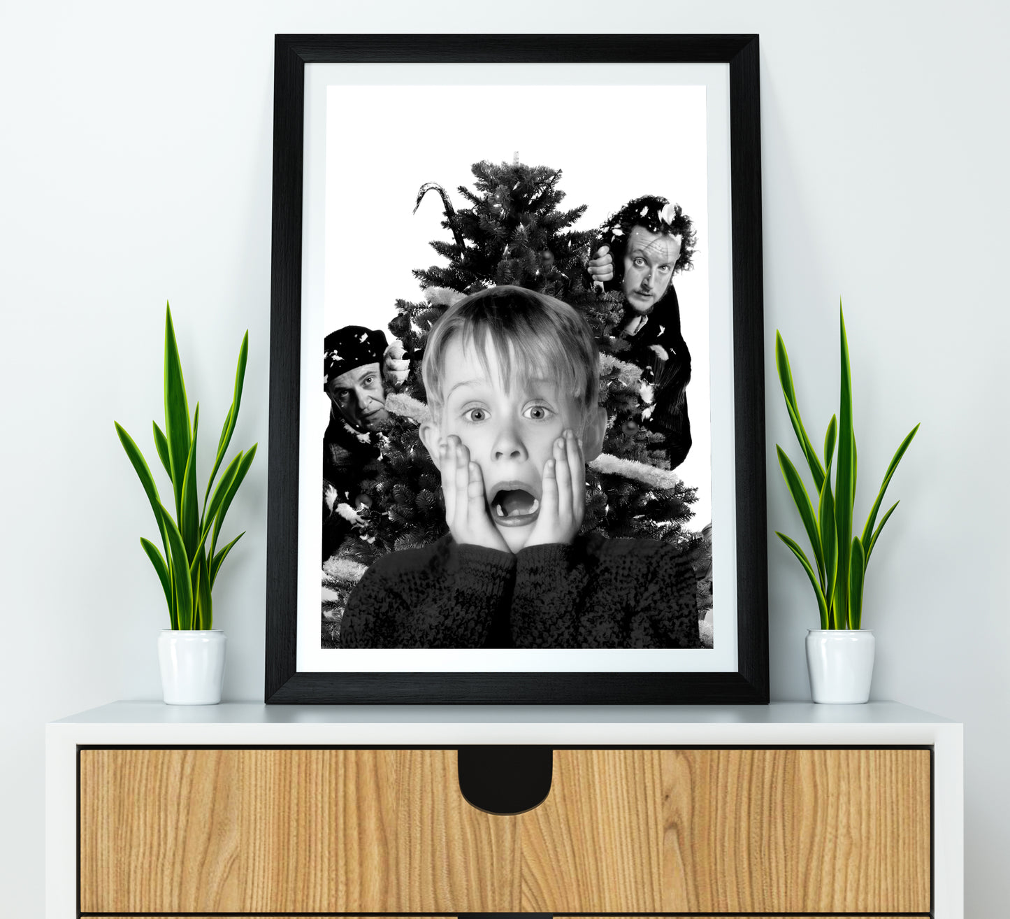 Home Alone Poster Macaulay Culkin Classic 1990 Christmas Comedy Wall Art Digital Download