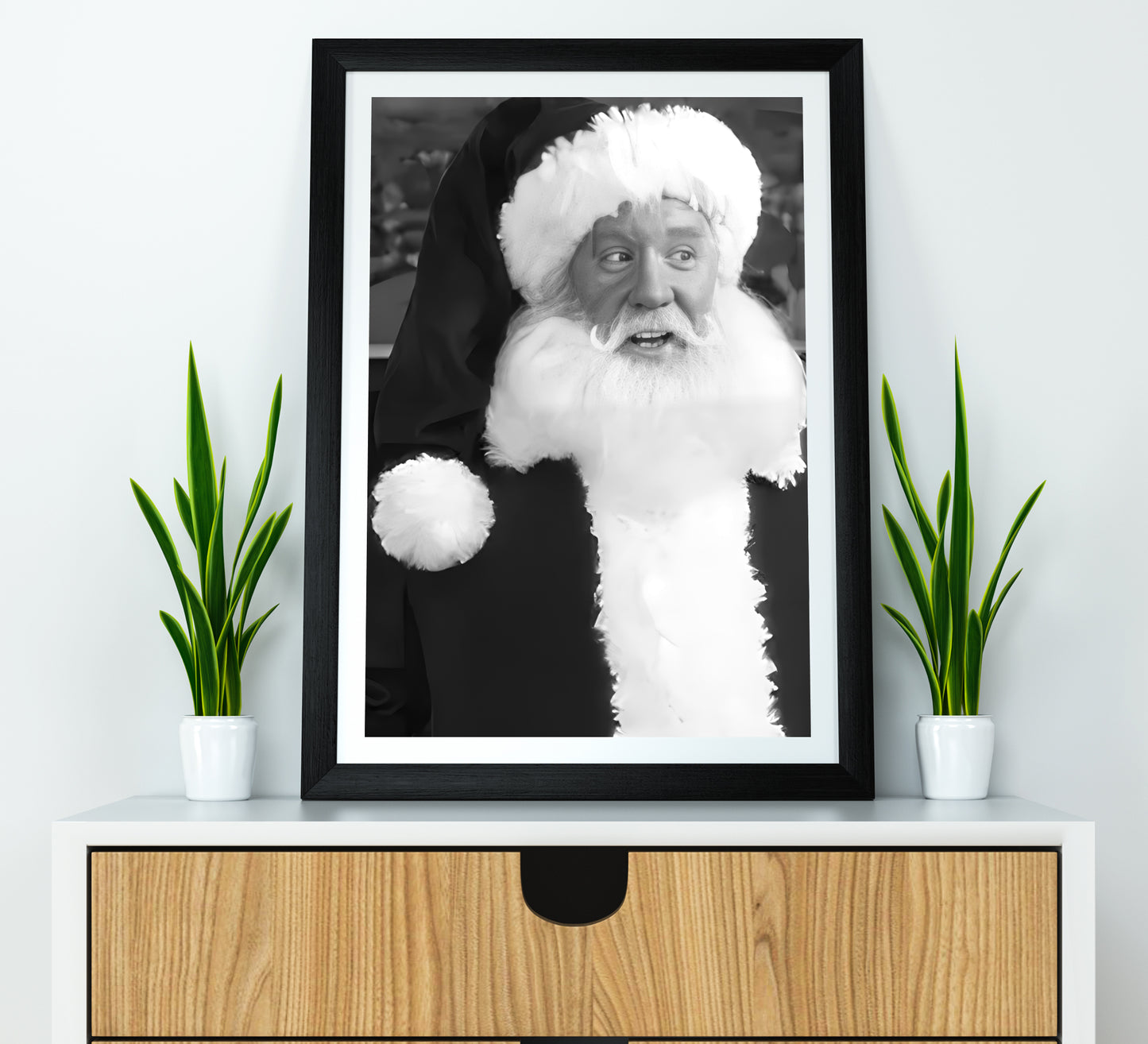 Santa Claus Movie Poster Tim Allen Classic Christmas Holiday Wall Art Digital Download
