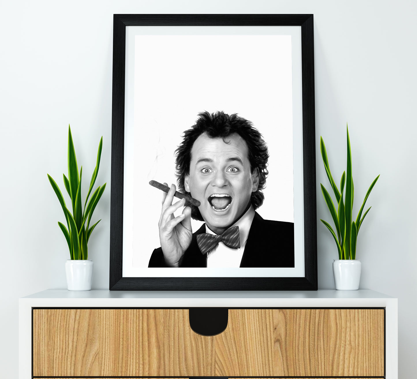 Scrooged Movie Poster Bill Murray Christmas Classic Comedy Wall Art Digital Download