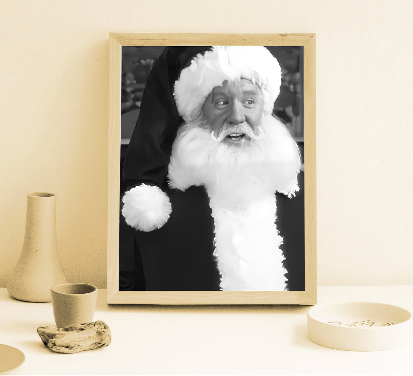 Santa Claus Movie Poster Tim Allen Classic Christmas Holiday Wall Art Digital Download