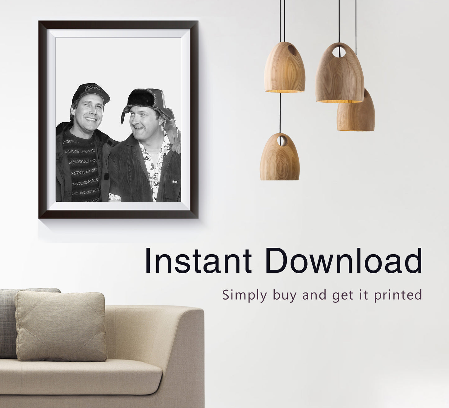 Christmas Vacation Poster Clark Griswold Cousin Eddie Holiday Comedy Digital Download