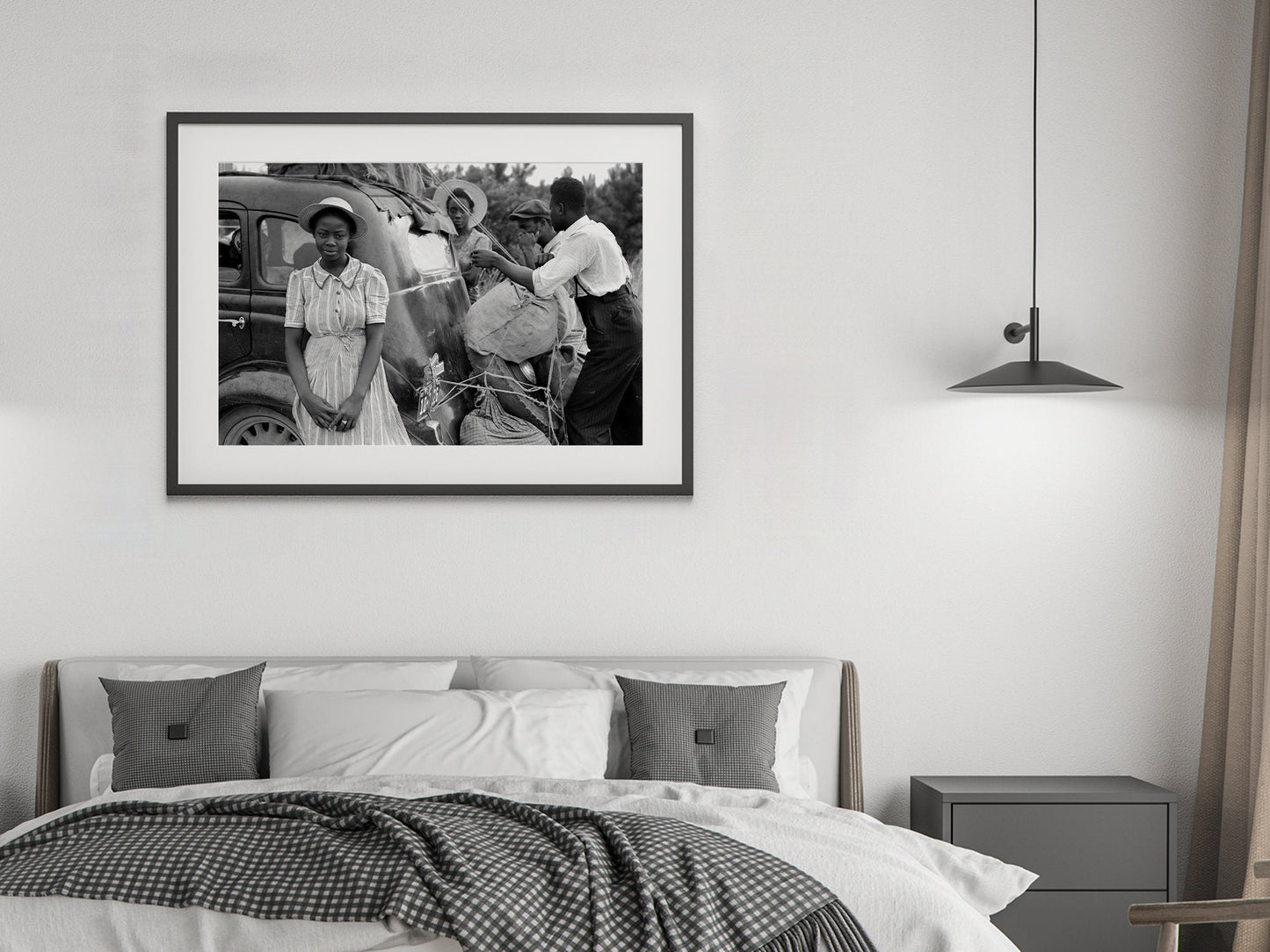 African American Woman Print, Black and White, Vintage Photo, Printable African American Wall Art, Black Woman, Digital Download, Home Decor