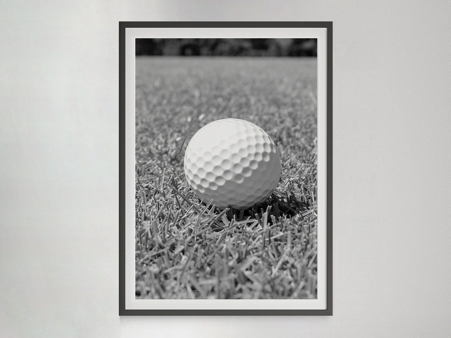 Golf Ball Print, Black and White Vintage Golf Poster, Printable Sports Wall Art, Digital Download, Gift for Golf Lovers