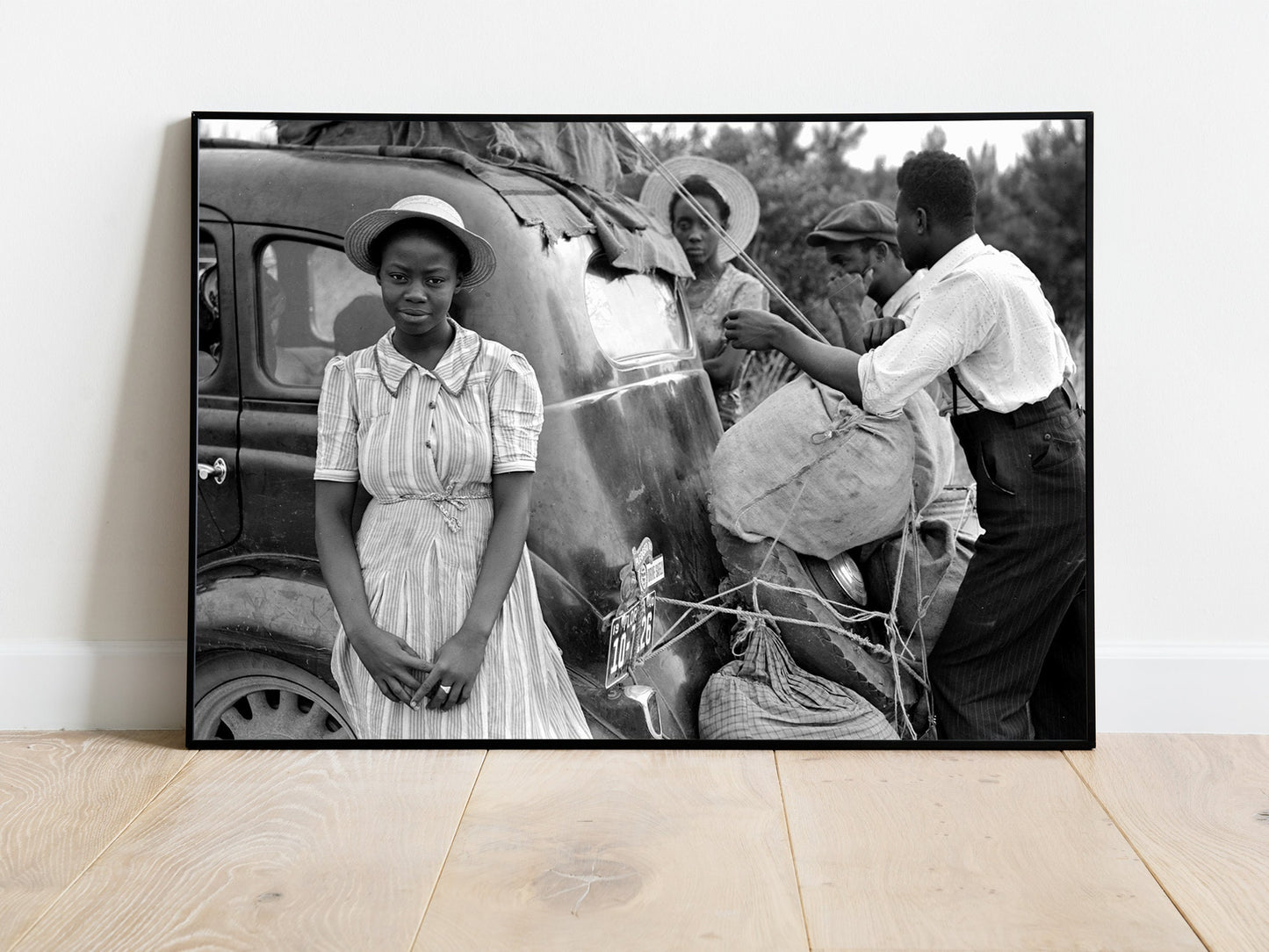 African American Woman Print, Black and White, Vintage Photo, Printable African American Wall Art, Black Woman, Digital Download, Home Decor