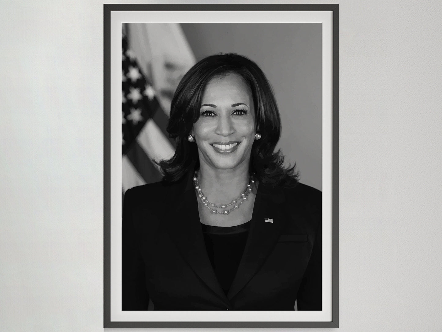 Kamala Harris poster, Vintage Wall Art, Political Poster, Kamala Harris Print, Feminist Poster, Wall Art, Canvas, Kamala Harris Photo