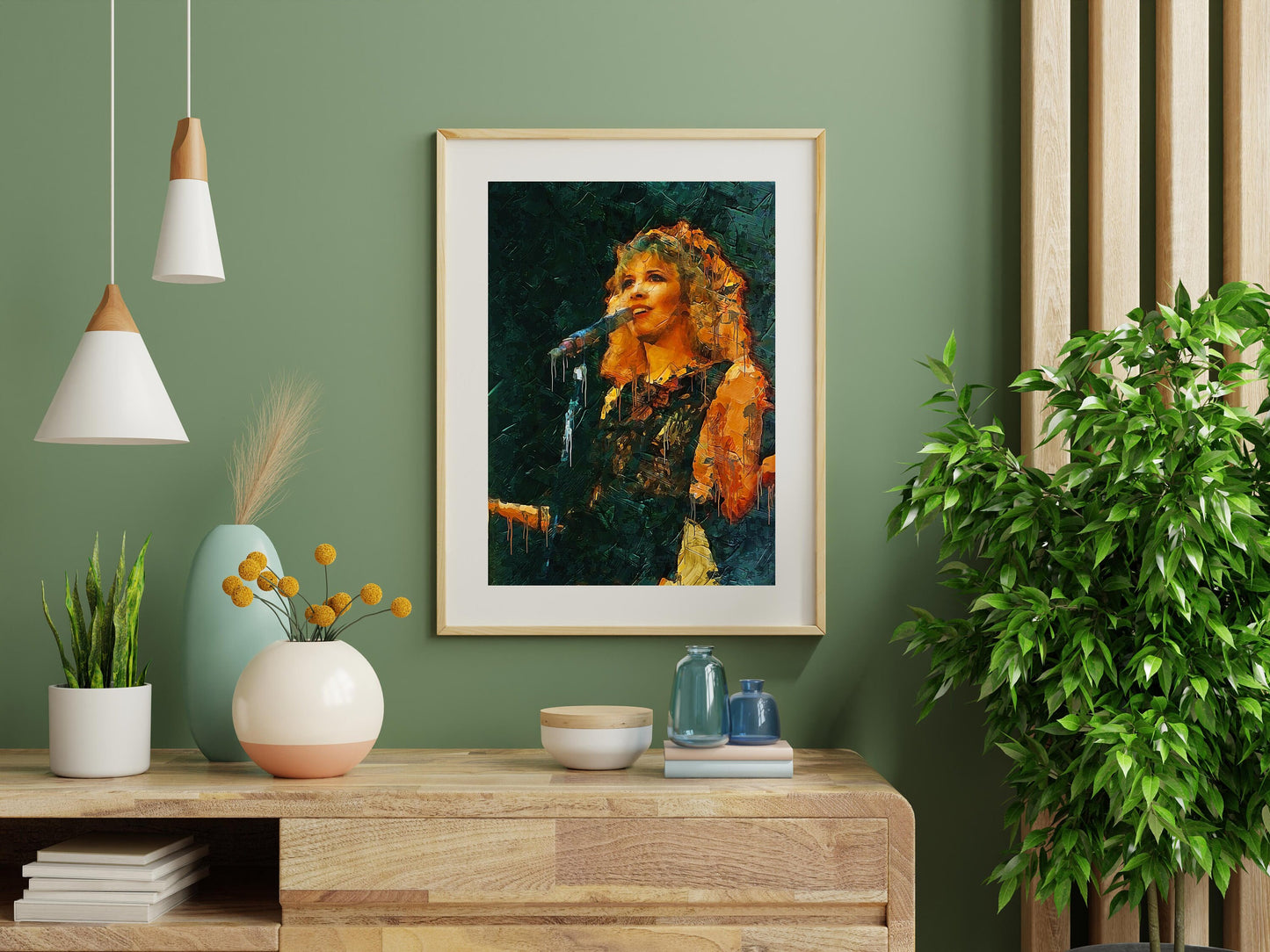 Stevie Nicks Poster Fleetwood Mac Singer Retro Music Wall Art Digital Download