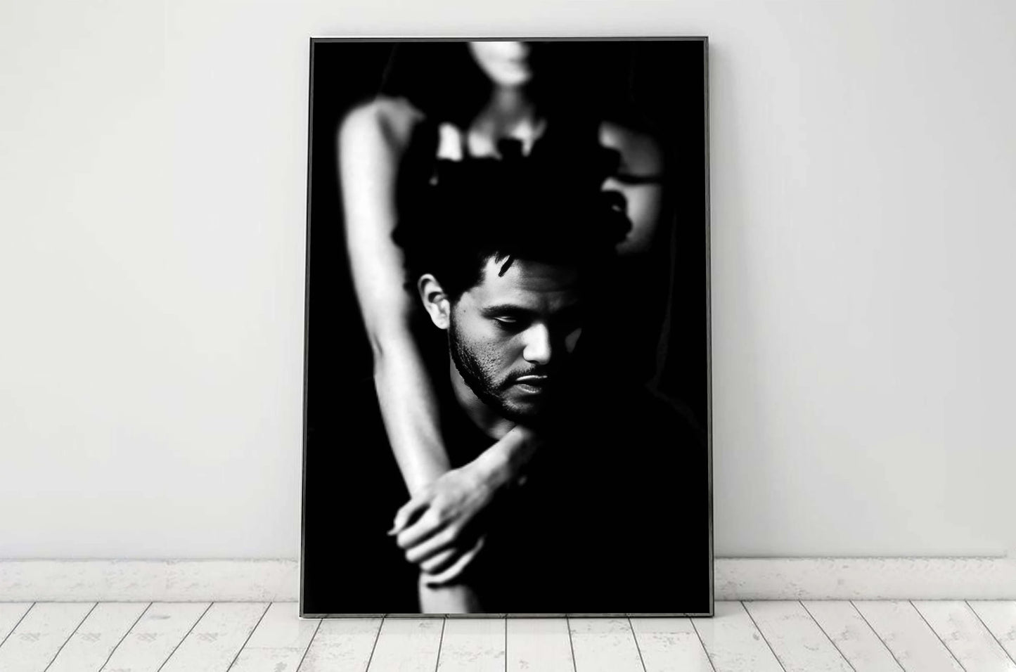 The Weeknd Emotional Black and White Portrait Music Art Digital Download
