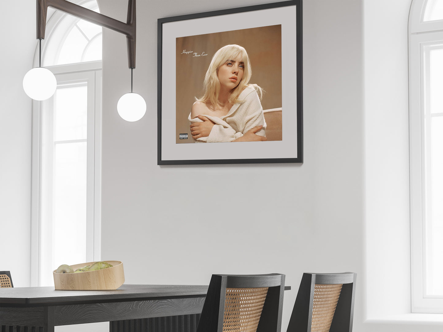 Billie Eilish Happier Than Ever Album Cover Poster Music Wall Art Digital Download