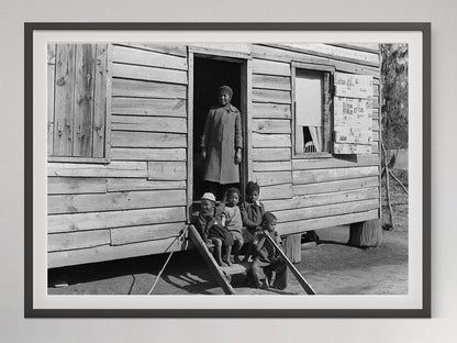 African American Print, Negro Home, Black and White Wall Art, Vintage Photo, Black History Month Print, Civil Rights Poster, Slavery Photos