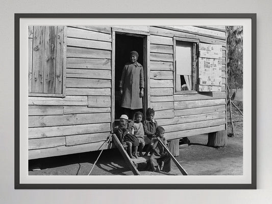 African American Print, Negro Home, Black and White Wall Art, Vintage Photo, Black History Month Print, Civil Rights Poster, Slavery Photos