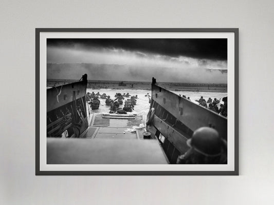 Vintage D Day Print, Operation Overlord Ww2 Photo, Black and White, Vintage Photography, Printable Wall Art, 1940s Decor, Digital Download