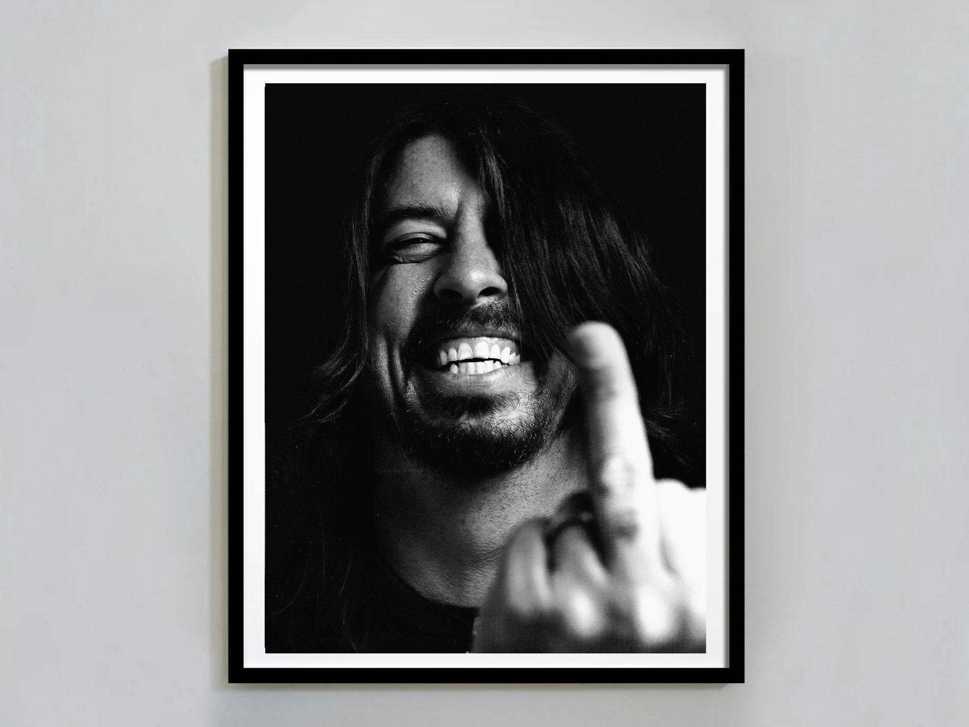 Dave Grohl Rock and Roll Rebellious Portrait Digital Download