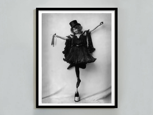 Dolly Sisters Vintage Vaudeville Cabaret Champagne Art Digital Download