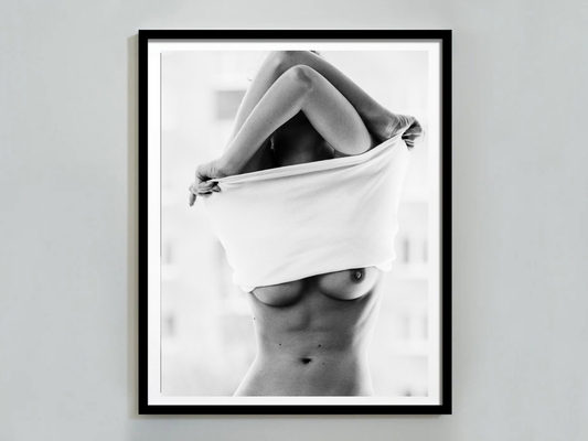Woman Nude Poster Black And White Sensual Fine Art Wall Decor Digital Download