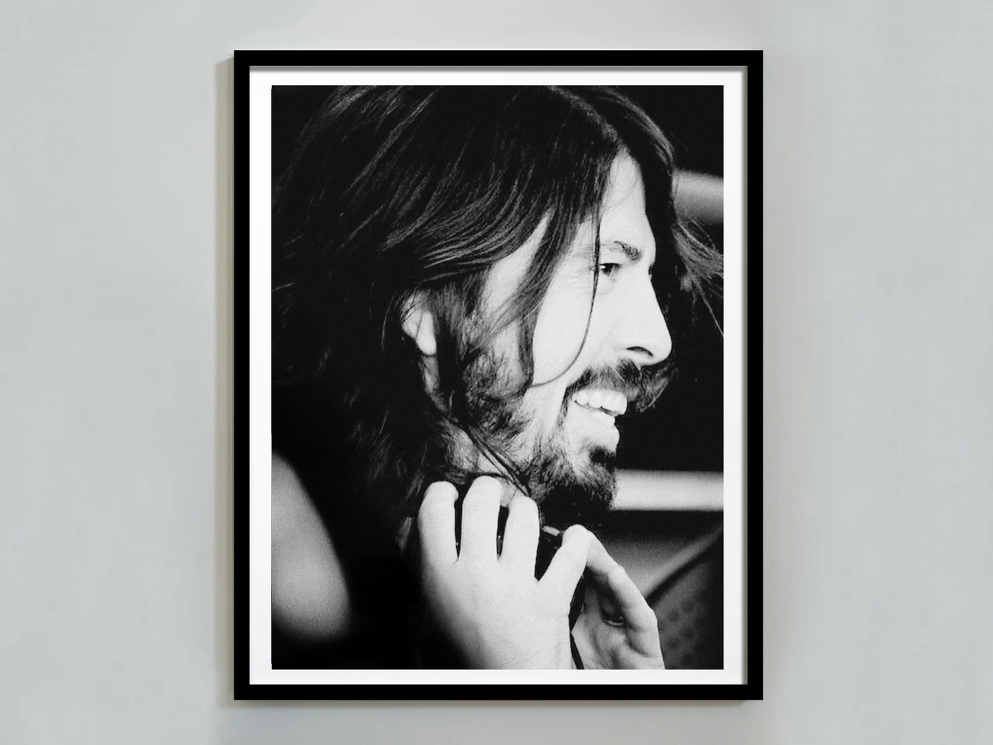 Dave Grohl Black and White Candid Rock Portrait Digital Download