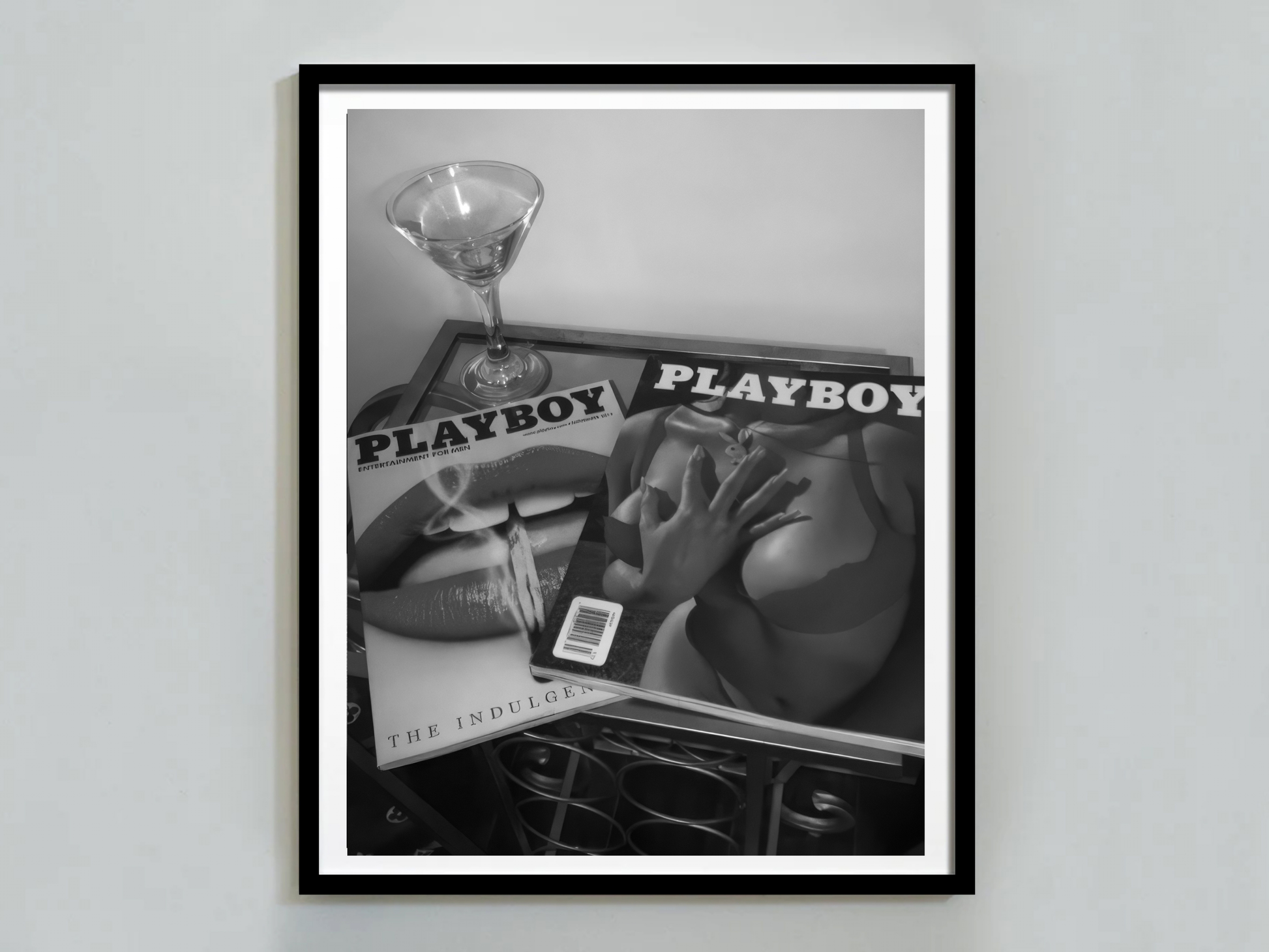 Playboy Magazine Covers Retro Cocktail Glamour Wall Art Digital Download