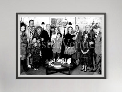 funny christmas family poster digital art print retro holiday decor unique xmas gift festive wall art home decor instant download printable wall art poster, digital download