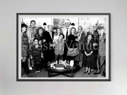 funny christmas family poster digital art print retro holiday decor unique xmas gift festive wall art home decor instant download printable wall art poster, digital download
