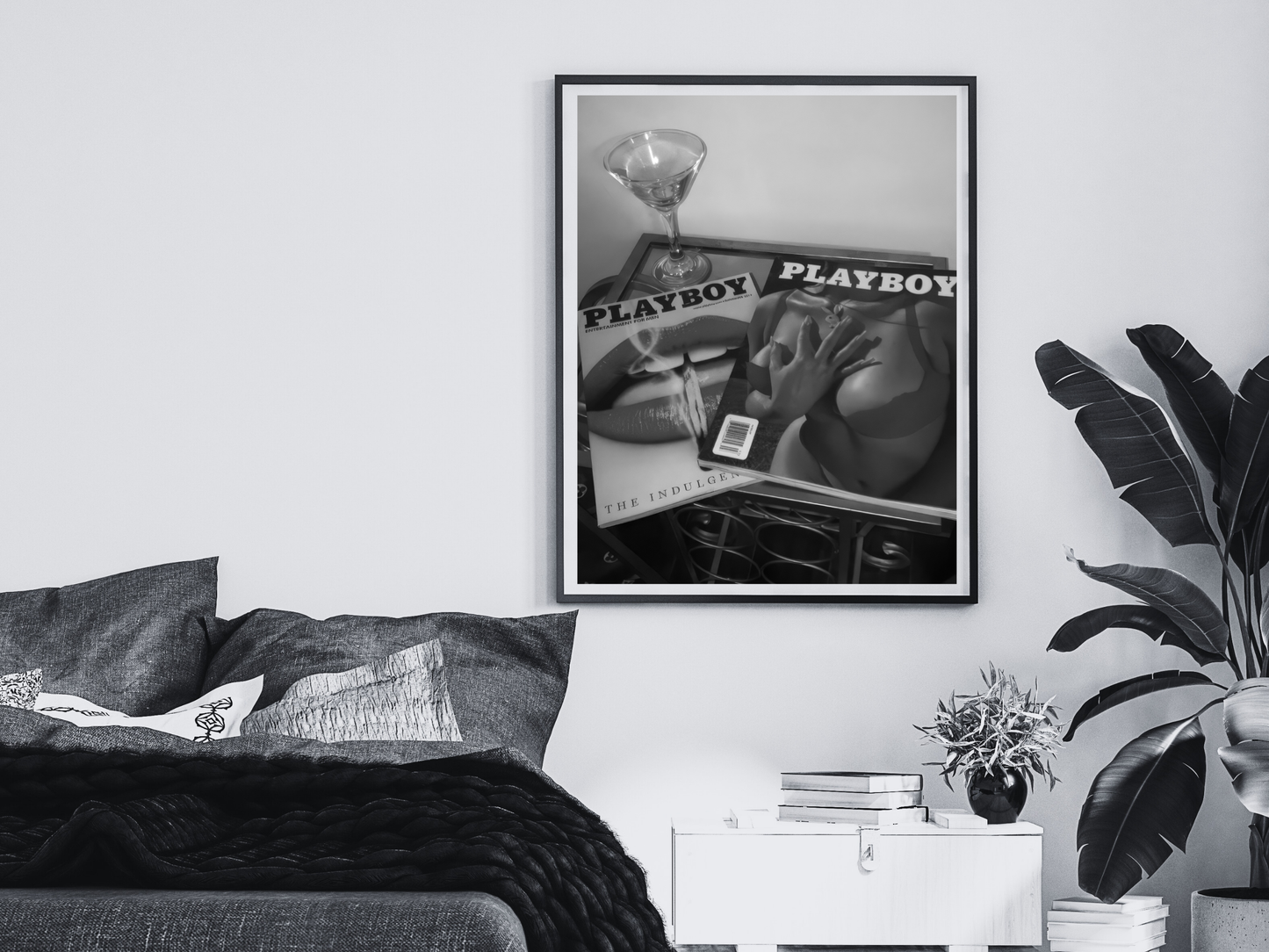 Playboy Magazine Covers Retro Cocktail Glamour Wall Art Digital Download