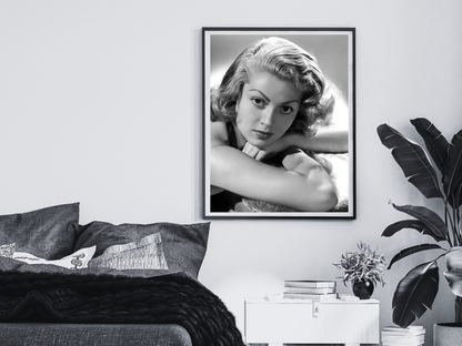 Lana Turner Classic Hollywood Golden Age Glamour Portrait Digital Download
