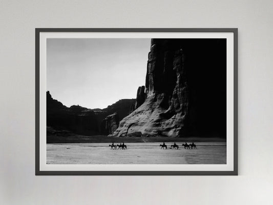 Vintage Cowboy Print, Black and White, Western Wall Art, Wild West Photo, Native Americans Gifts & Decor, Digital Download, Man Cave Decor